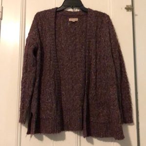 Burgundy cardigan